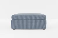 Destin Lucy Navy Fabric Cocktail Ottoman