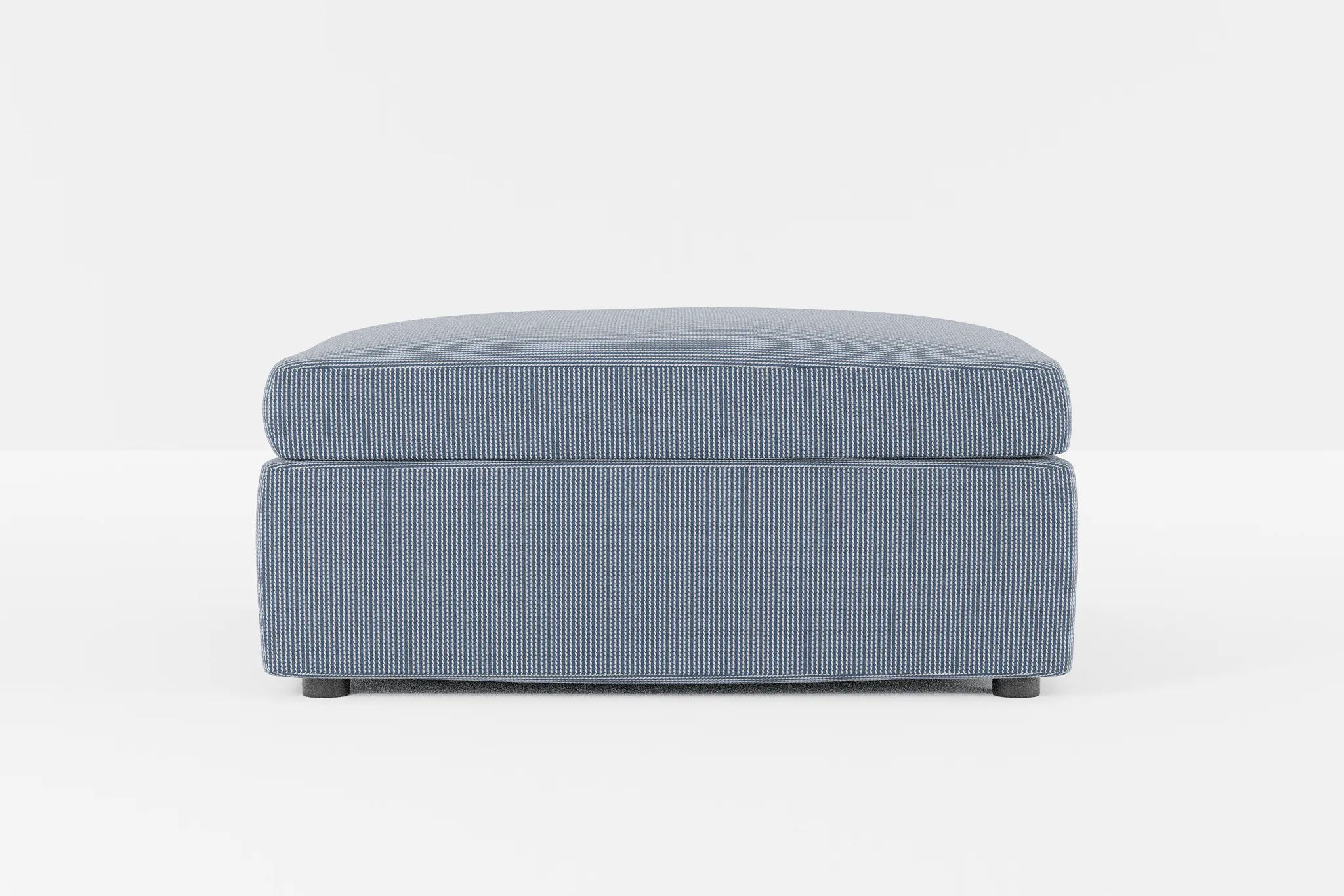 Destin Lucy Navy Fabric Cocktail Ottoman