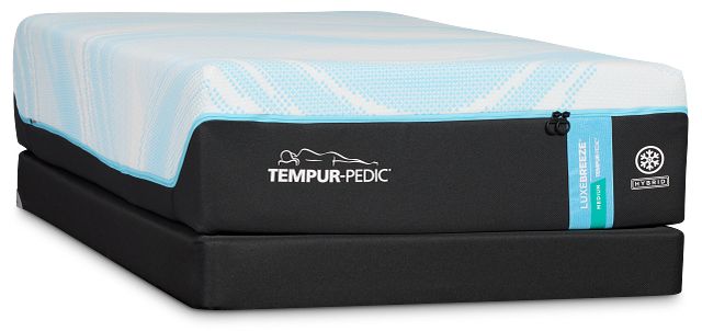 Tempur-pedic Luxebreeze Medium Low-profile Mattress Set