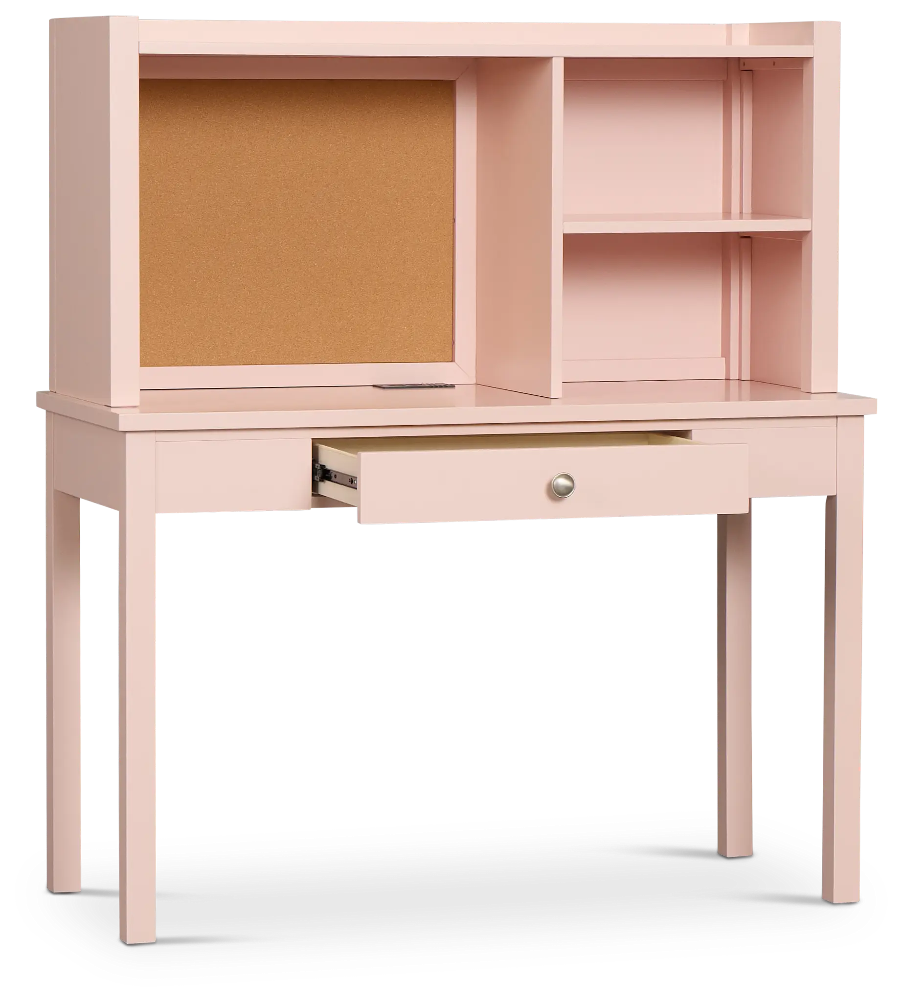 Charleston Pink 1-drawer Desk & Hutch Charleston Pink 1-drawer Desk & Hutch