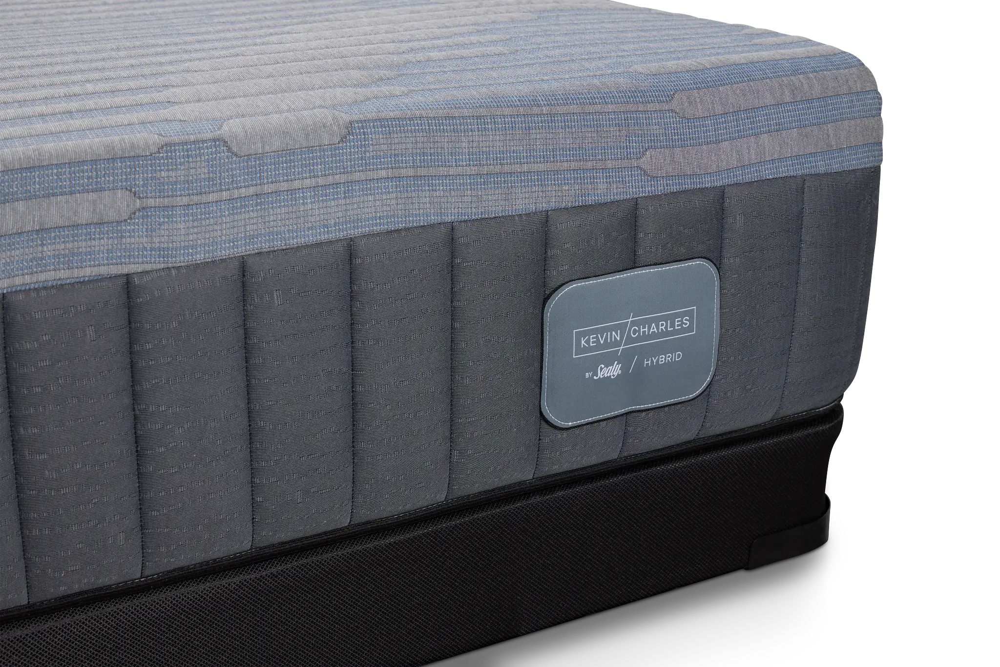 Kevin Charles By Sealy Hybrid Plush Low-profile Mattress Set Kevin Charles By Sealy Hybrid Plush Low-profile Mattress Set