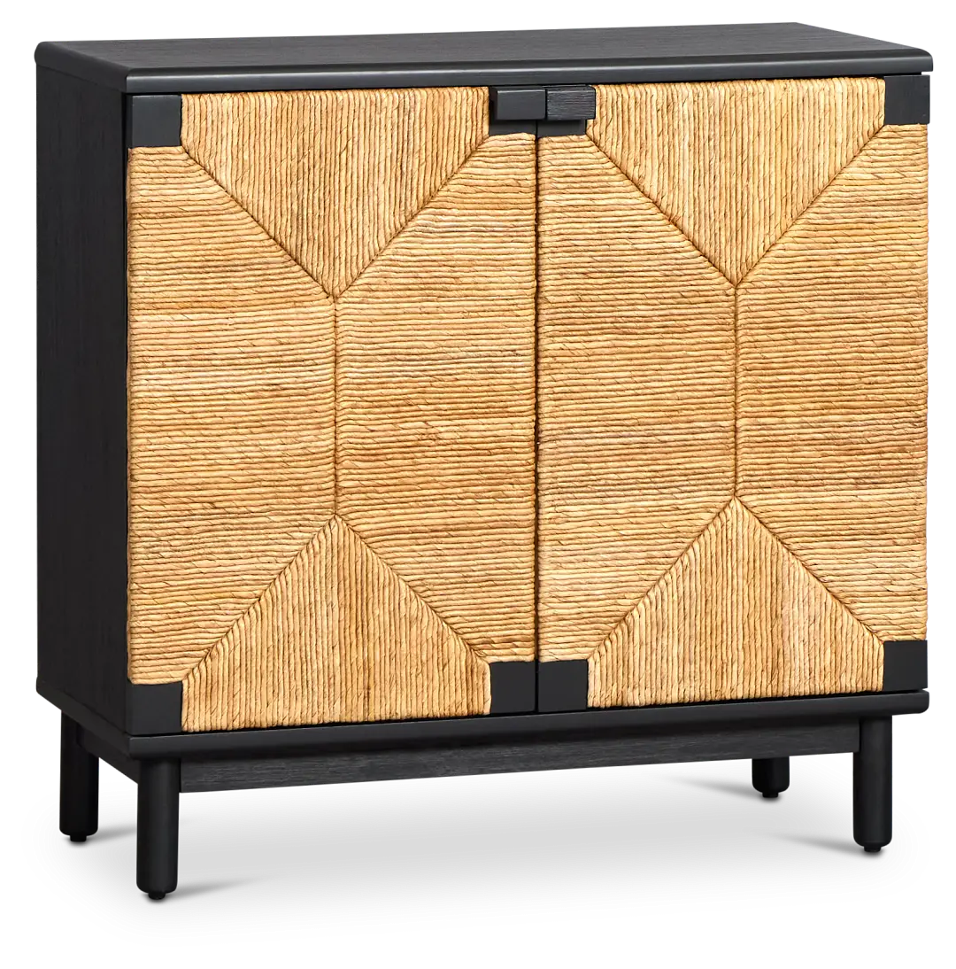 Kate Black Two-door Cabinet Kate Black Two-door Cabinet