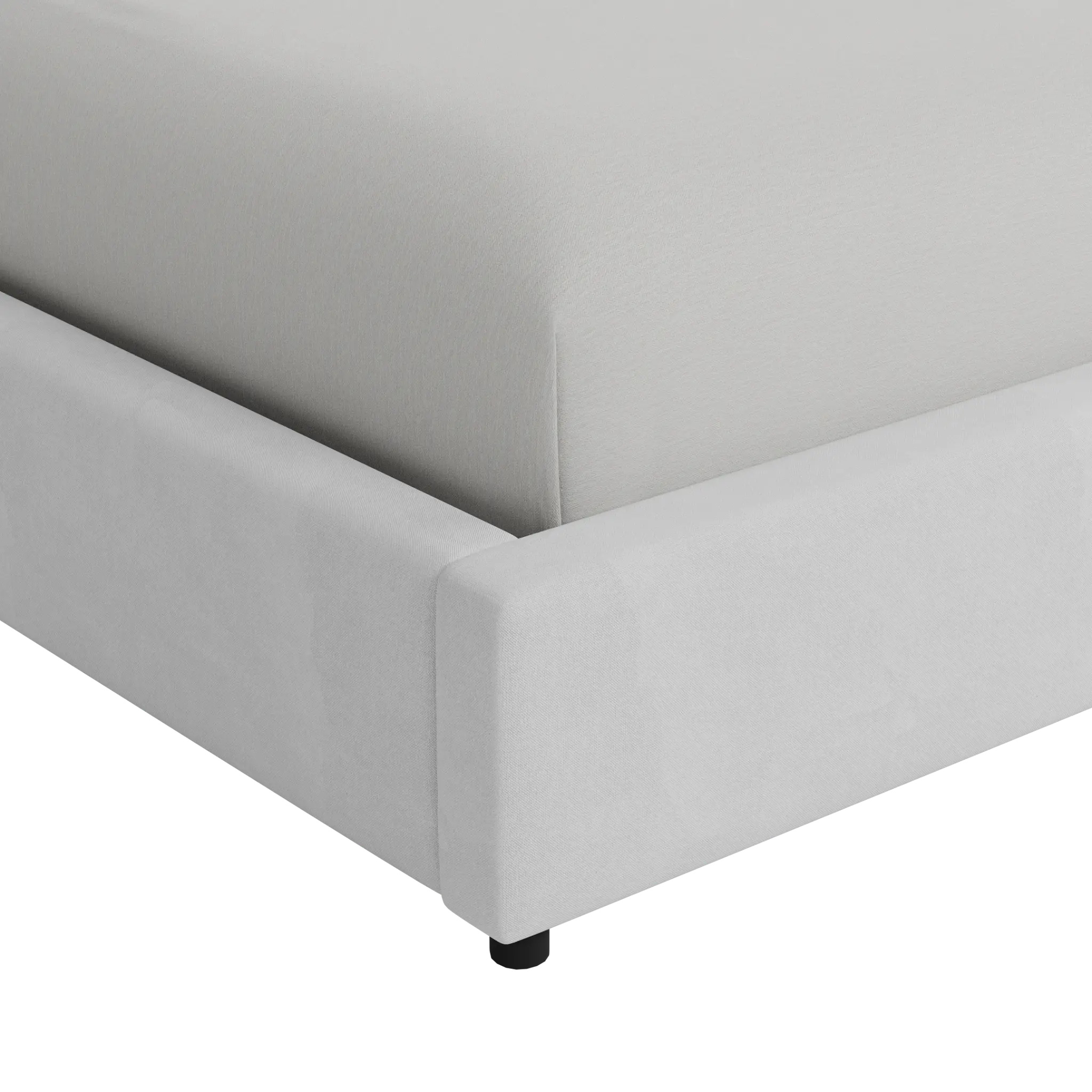 Grayton Peyton White 44" Upholstered Platform Bed Grayton Peyton White 44" Upholstered Platform Bed