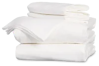 Rest & Renew Linen Blend White Sheet Set