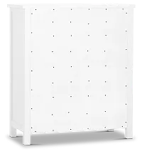 Charleston White 5-drawer Chest