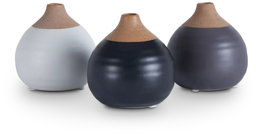 Jackie Multicolored Set Of 3 Vase Jackie Multicolored Set Of 3 Vase