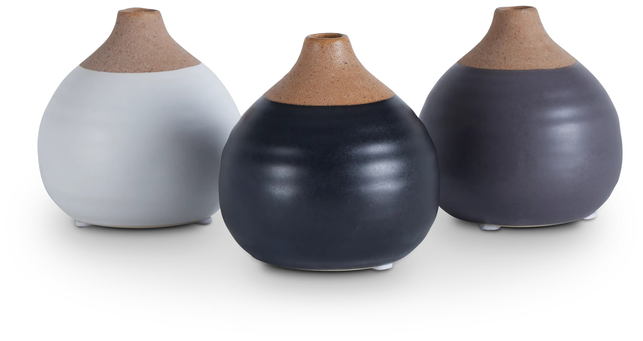 Jackie Multicolored Set Of 3 Vase