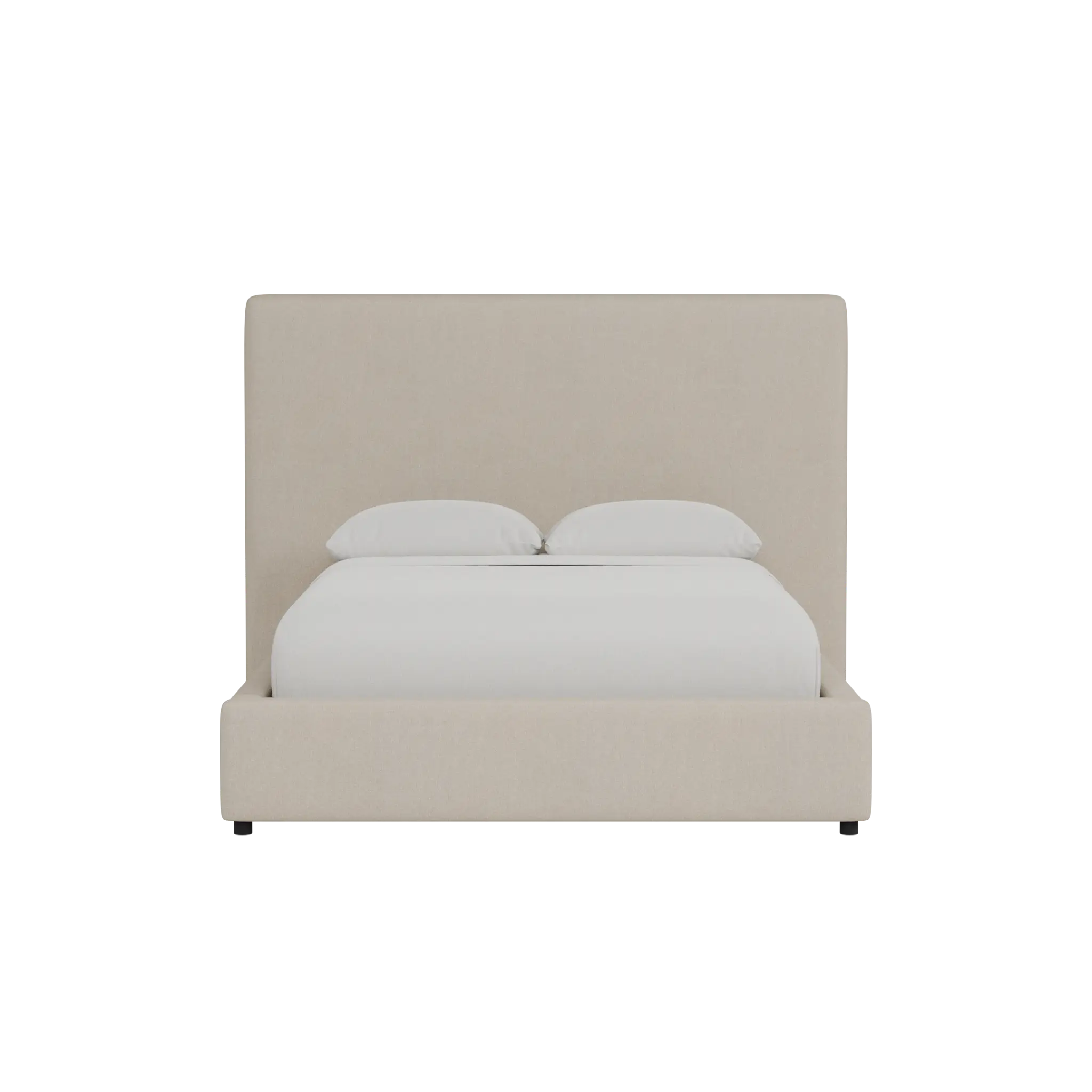 Grayton Peyton Beige 54" Upholstered Platform Bed Grayton Peyton Beige 54" Upholstered Platform Bed