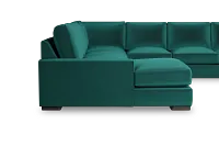 Edgewater Joya Green Large Left Chaise Sectional