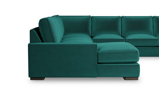 Edgewater Joya Green Large Left Chaise Sectional