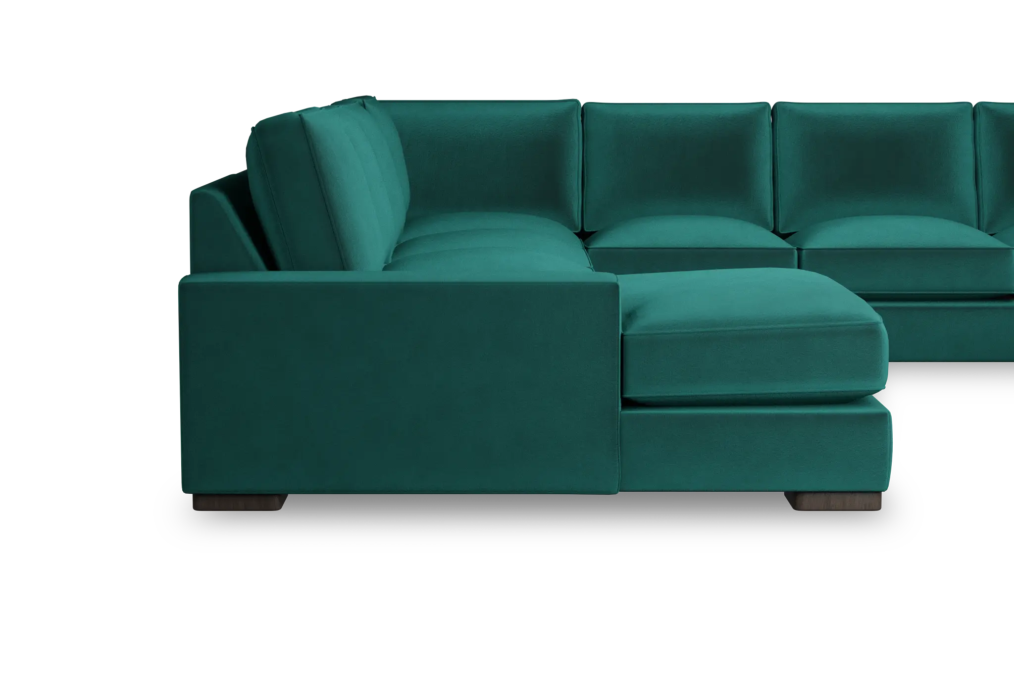 Edgewater Joya Green Large Left Chaise Sectional Edgewater Joya Green Large Left Chaise Sectional