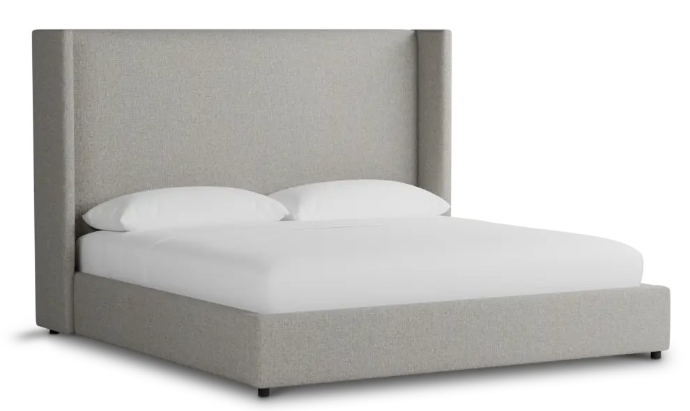 Captiva Elavation Khaki 60" Upholstered Shelter Bed Captiva Elavation Khaki 60" Upholstered Shelter Bed