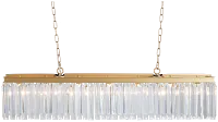 Audrey Gold Rect Chandelier