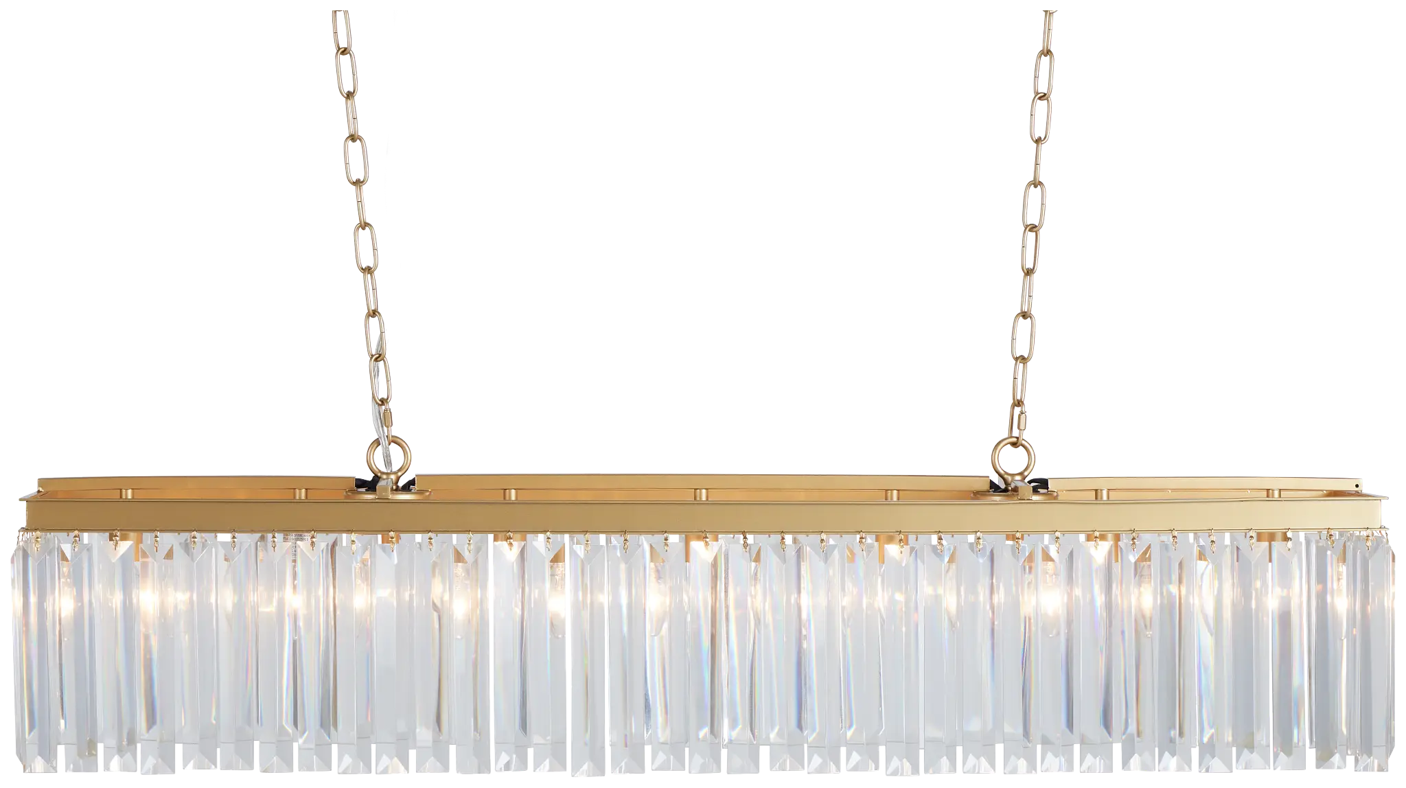 Audrey Gold Rect Chandelier Audrey Gold Rect Chandelier