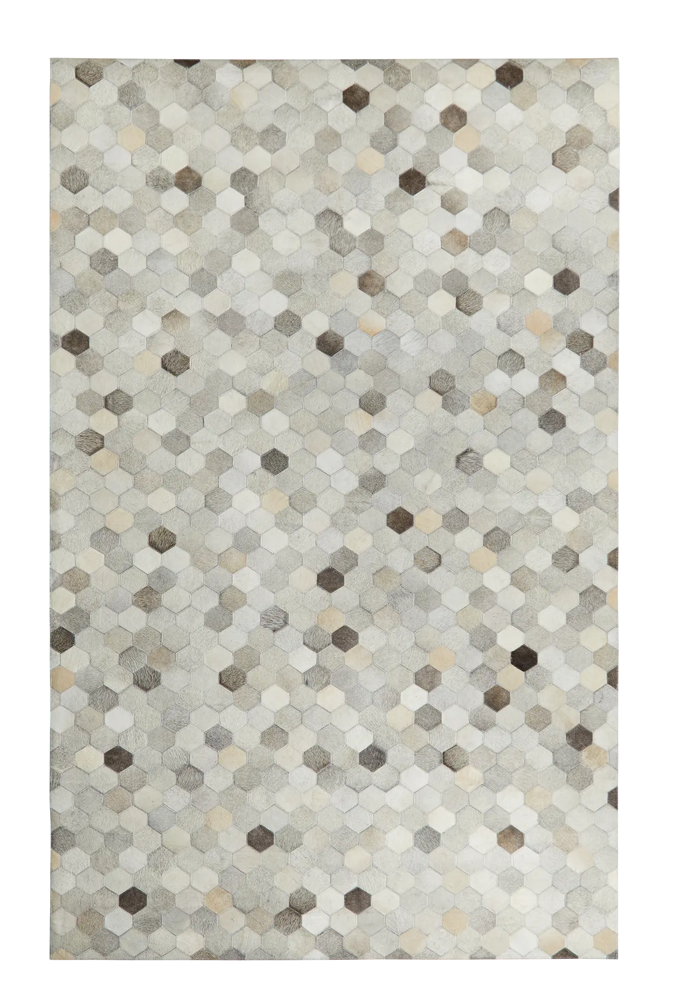 Corbit Light Gray Leather 5x8 Area Rug Corbit Light Gray Leather 5x8 Area Rug
