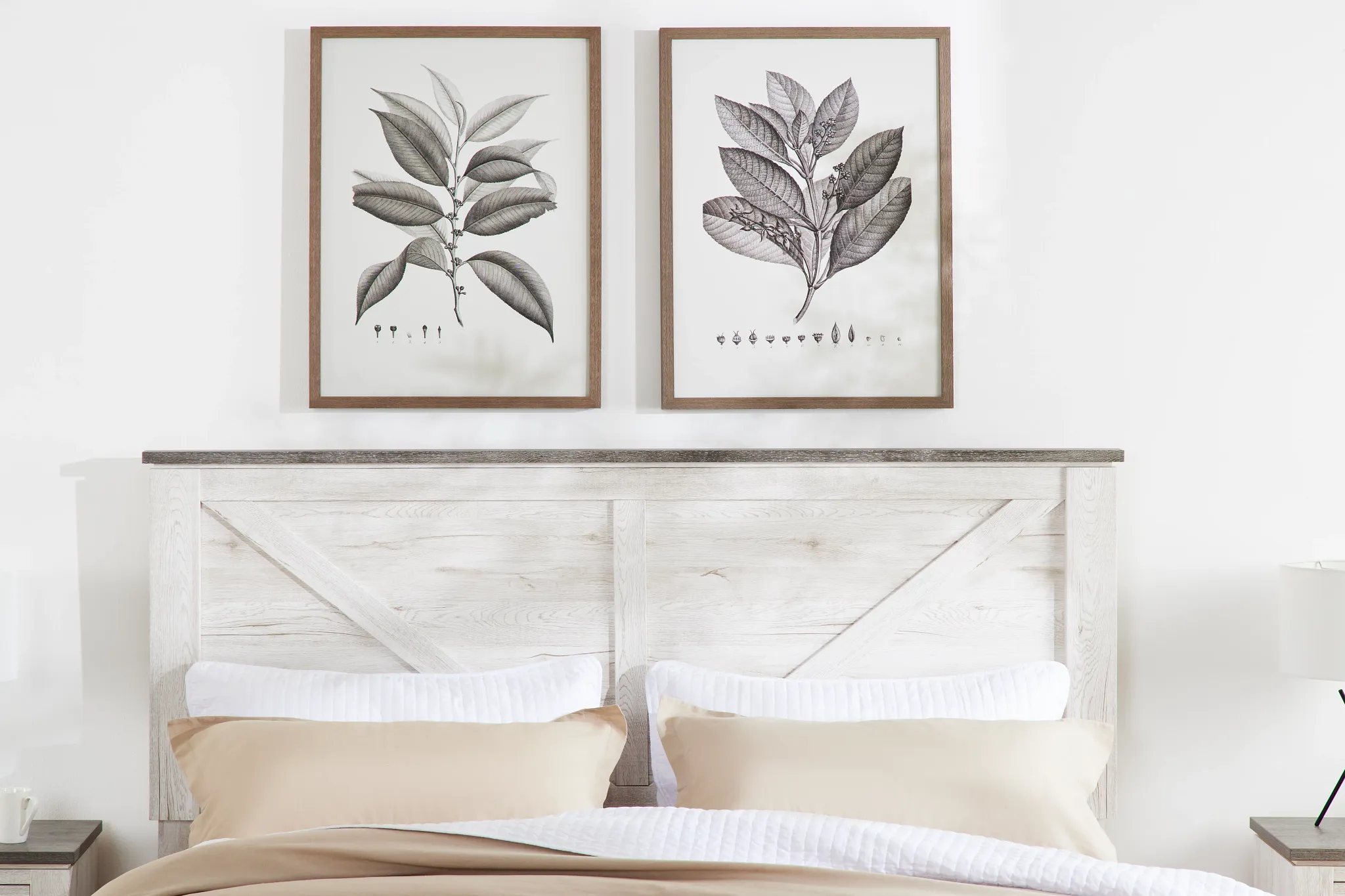 Blueridge Two-tone Panel Bed