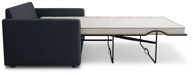 Siesta Elite Dark Blue Fabric Innerspring Sleeper