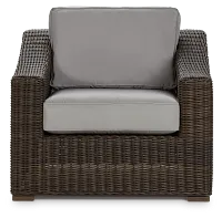 Canyon Dark Brown Gray Chair