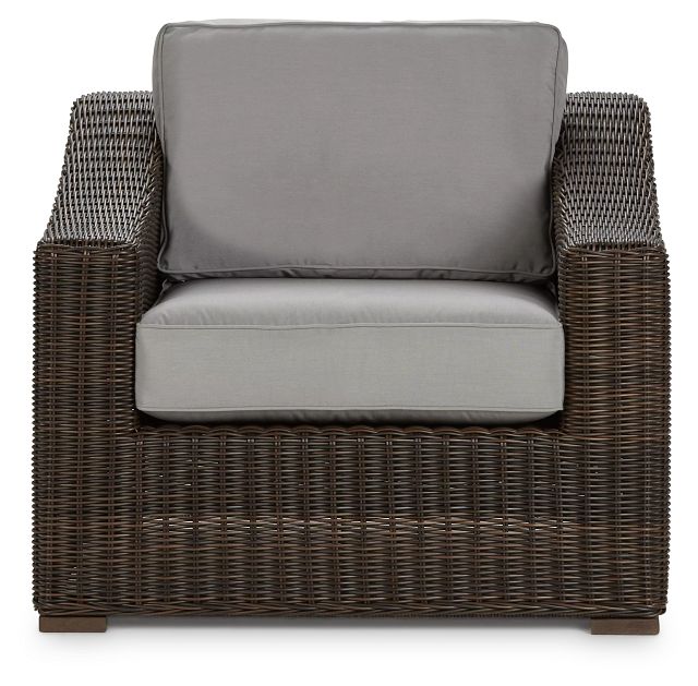 Canyon Dark Brown Gray Chair