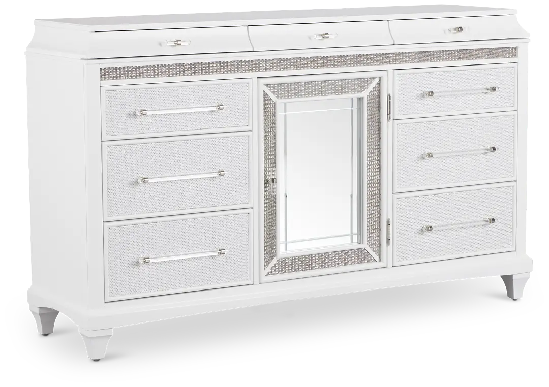 Milan White Door Dresser Milan White Door Dresser