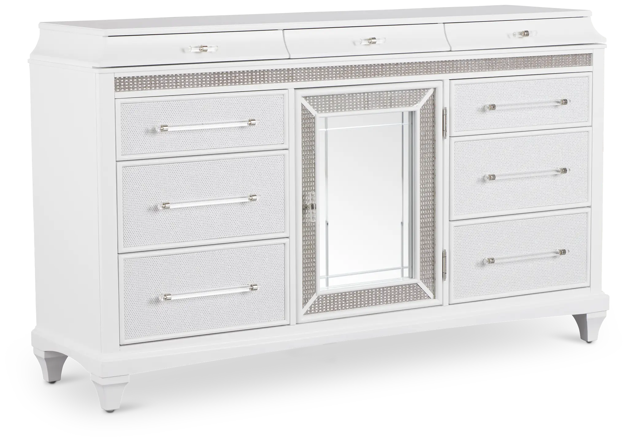 Milan White Door Dresser Milan White Door Dresser
