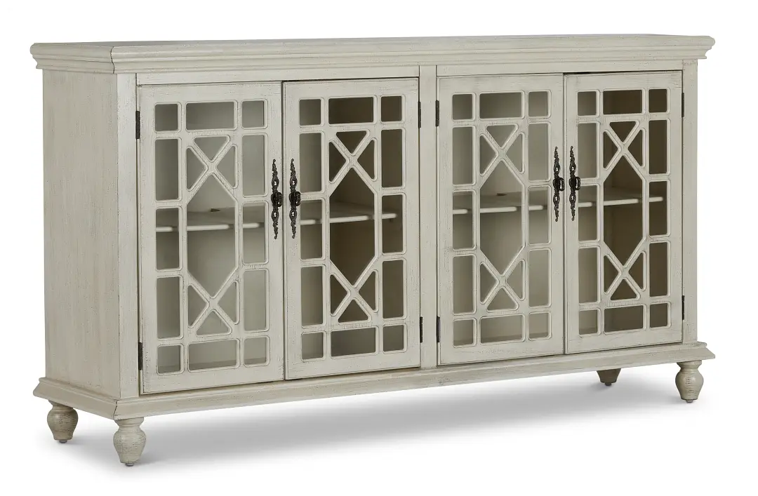Alexis Ivory Four-door Cabinet Alexis Ivory Four-door Cabinet