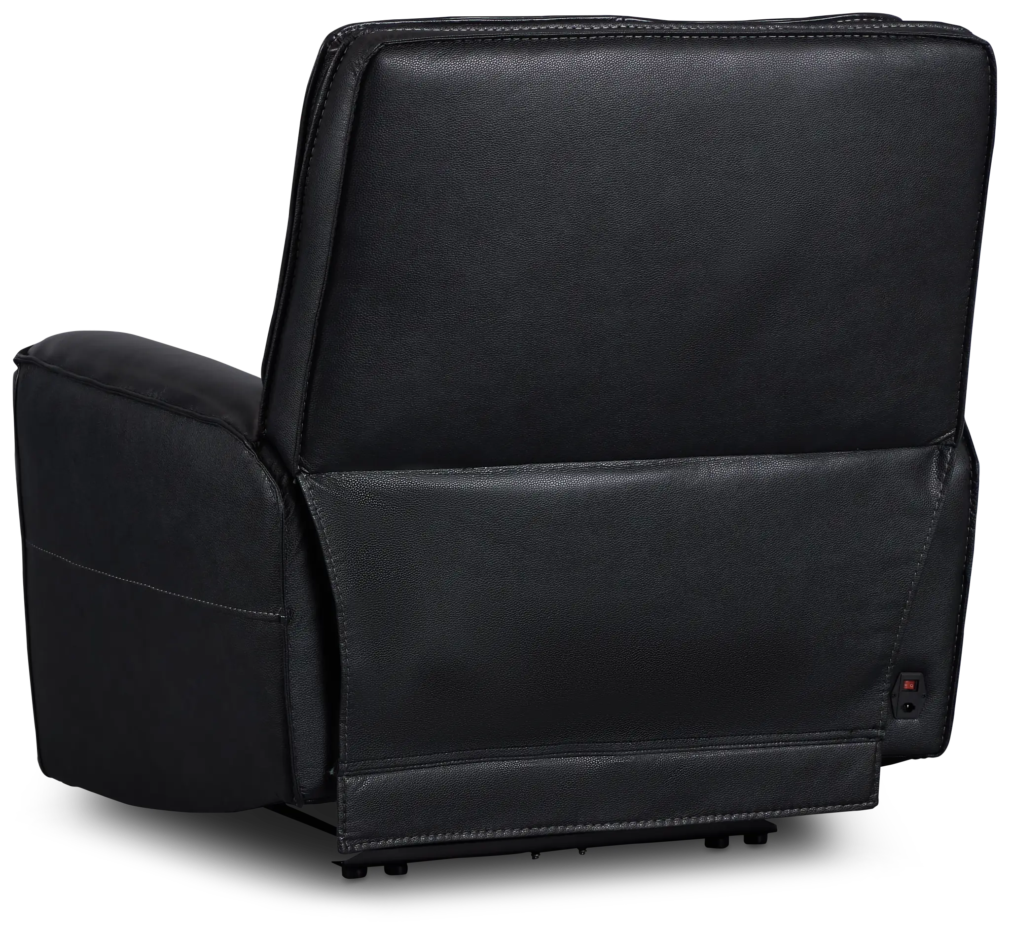 Miles Black Lthr/vinyl Zero Gravity Power Recliner W/headrest Miles Black Lthr/vinyl Zero Gravity Power Recliner W/headrest