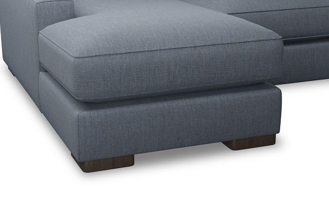 Edgewater Victory Dark Blue Large Left Chaise Sectional