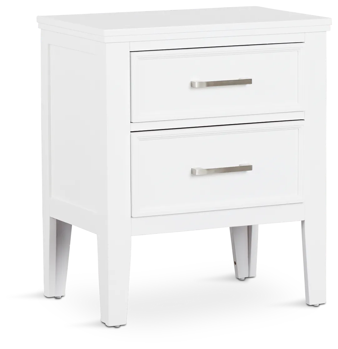 Seabrook White Nightstand