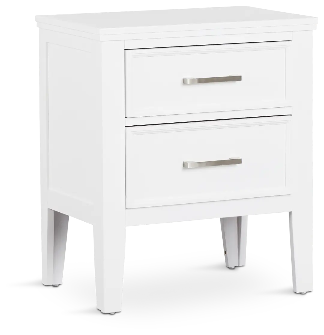 Seabrook White Nightstand Seabrook White Nightstand