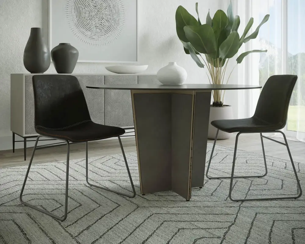 Ozark Black Upholstered Side Chair Ozark Black Upholstered Side Chair