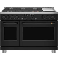 Cafe Handle Flat Black 48" Range Handle
