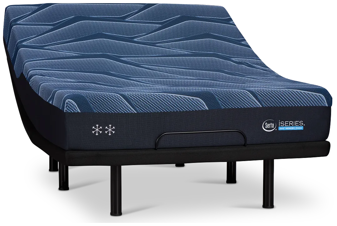 Iseries Nxg 1500 12" Firm Plus Adjustable Mattress Set