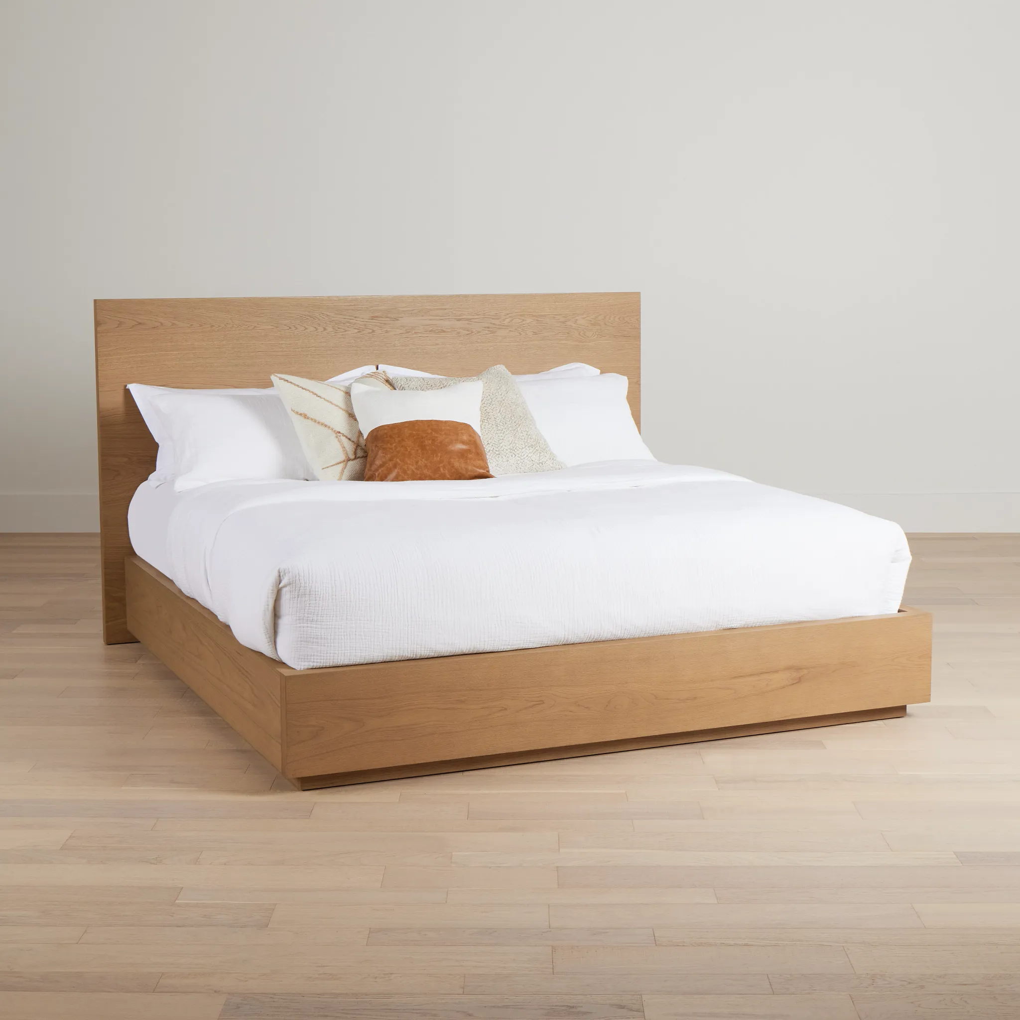 Haven Light Tone Platform Bed
