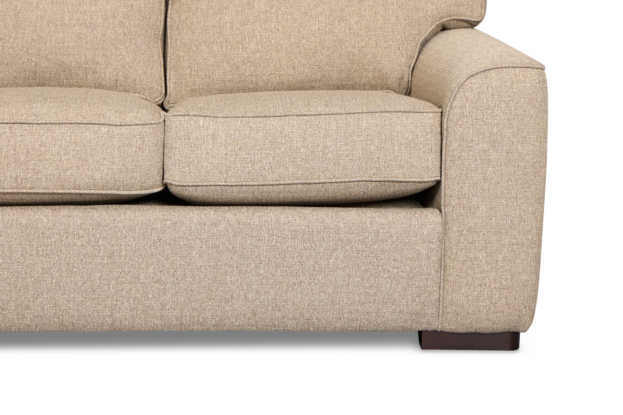 Sinclair Brown Fabric Innerspring Sleeper