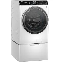 Ge Profile 870 Series White Front Load Washer