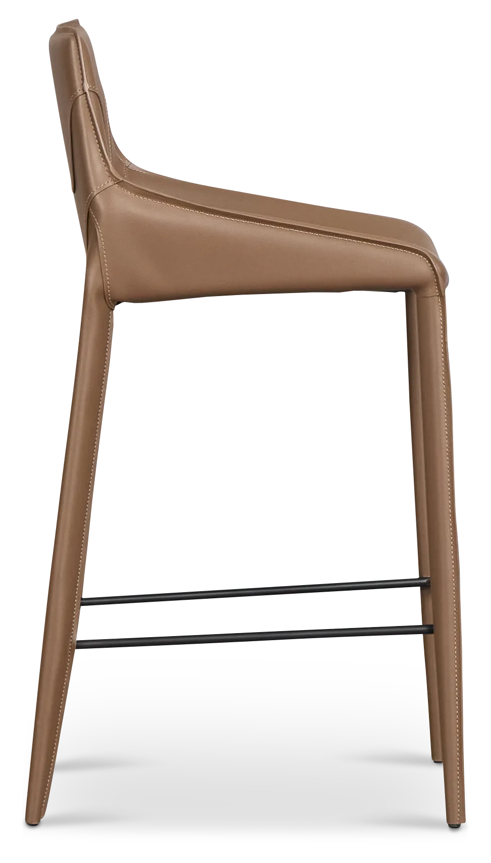 Wakefield Brown 27" Upholstered Barstool