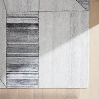 Hoga Gray 5x8 Area Rug