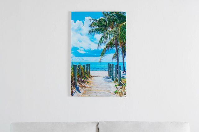 Beach Walk Acrylic Wall Art