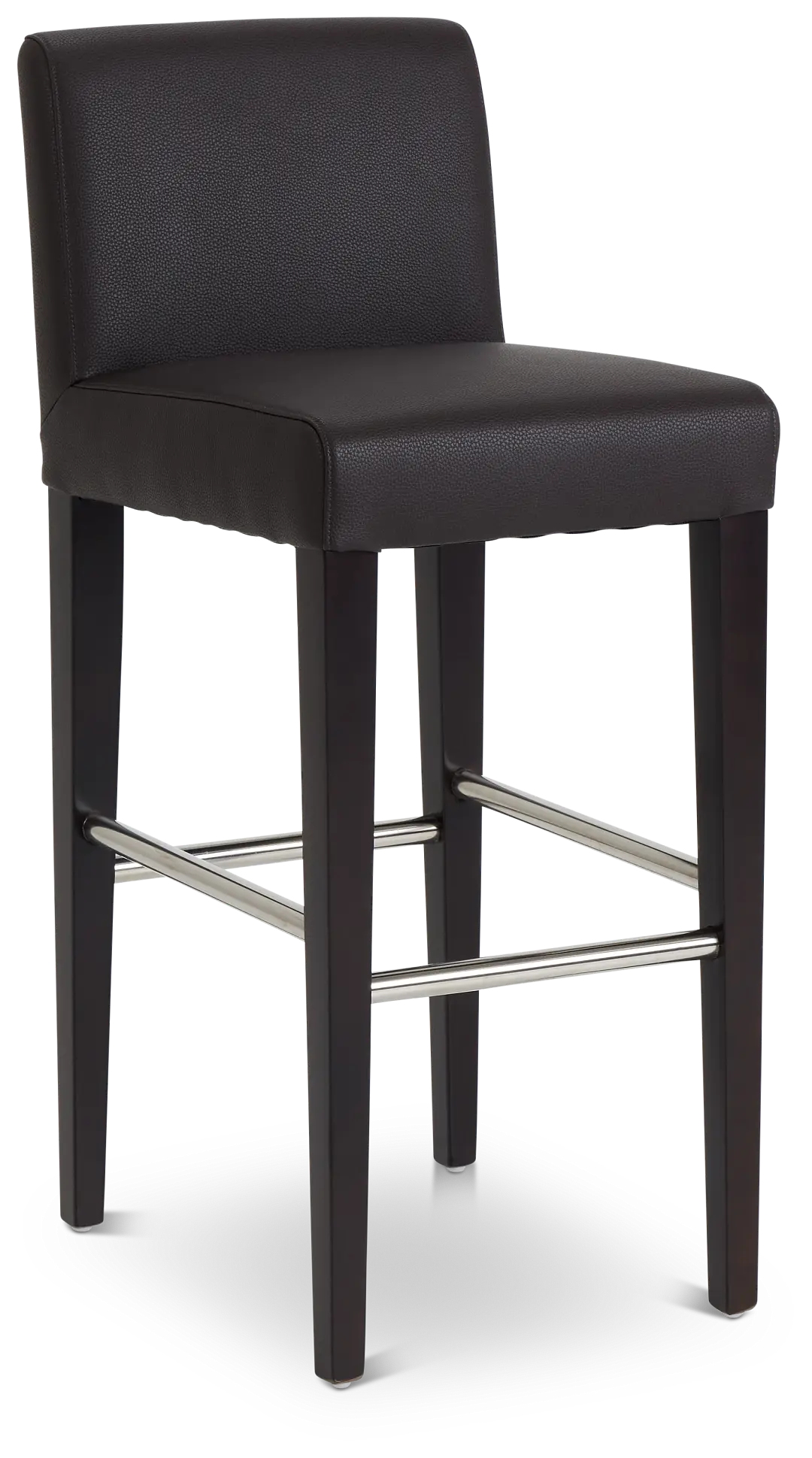 Cane Dark Brown Micro 30" Upholstered Barstool Cane Dark Brown Micro 30" Upholstered Barstool