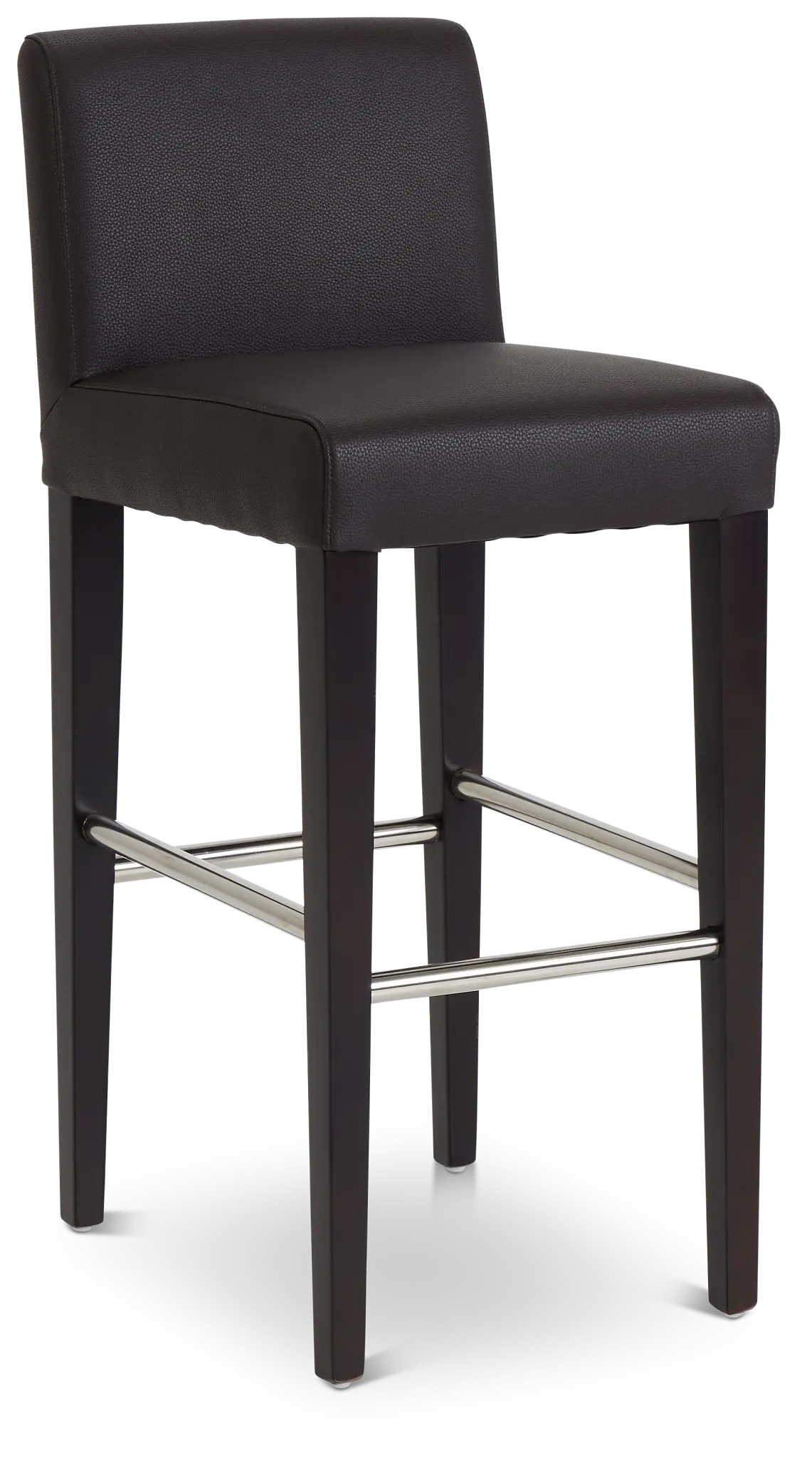 Cane Dark Brown Micro 30" Upholstered Barstool Cane Dark Brown Micro 30" Upholstered Barstool