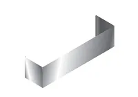 Xo Appliance Stainless Steel Duct Cover Extension