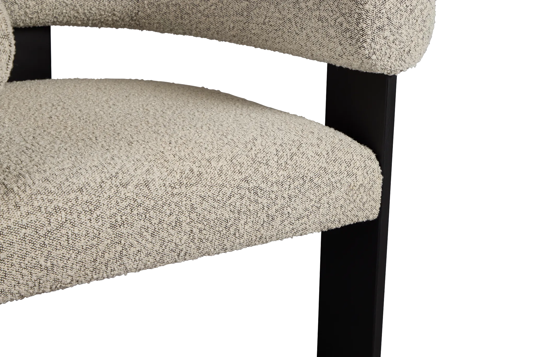 Annette Gray Fabric Accent Chair