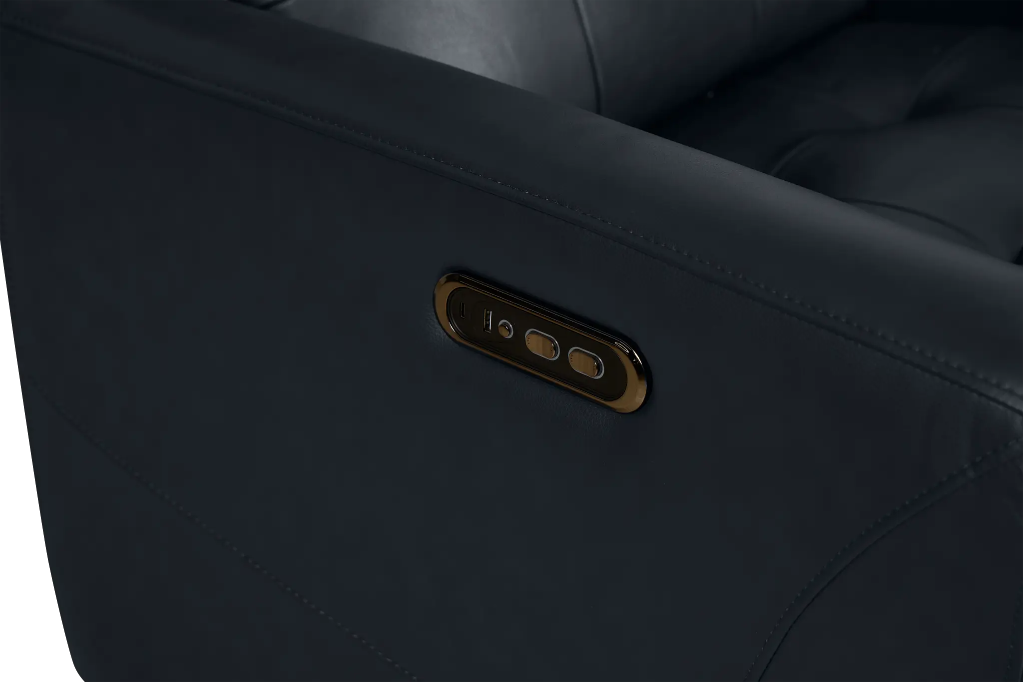 Izzy Dark Blue Lthr/vinyl Power Swivel Glider Recliner Izzy Dark Blue Lthr/vinyl Power Swivel Glider Recliner