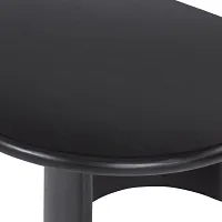 Paloa Black Oval Coffee Table