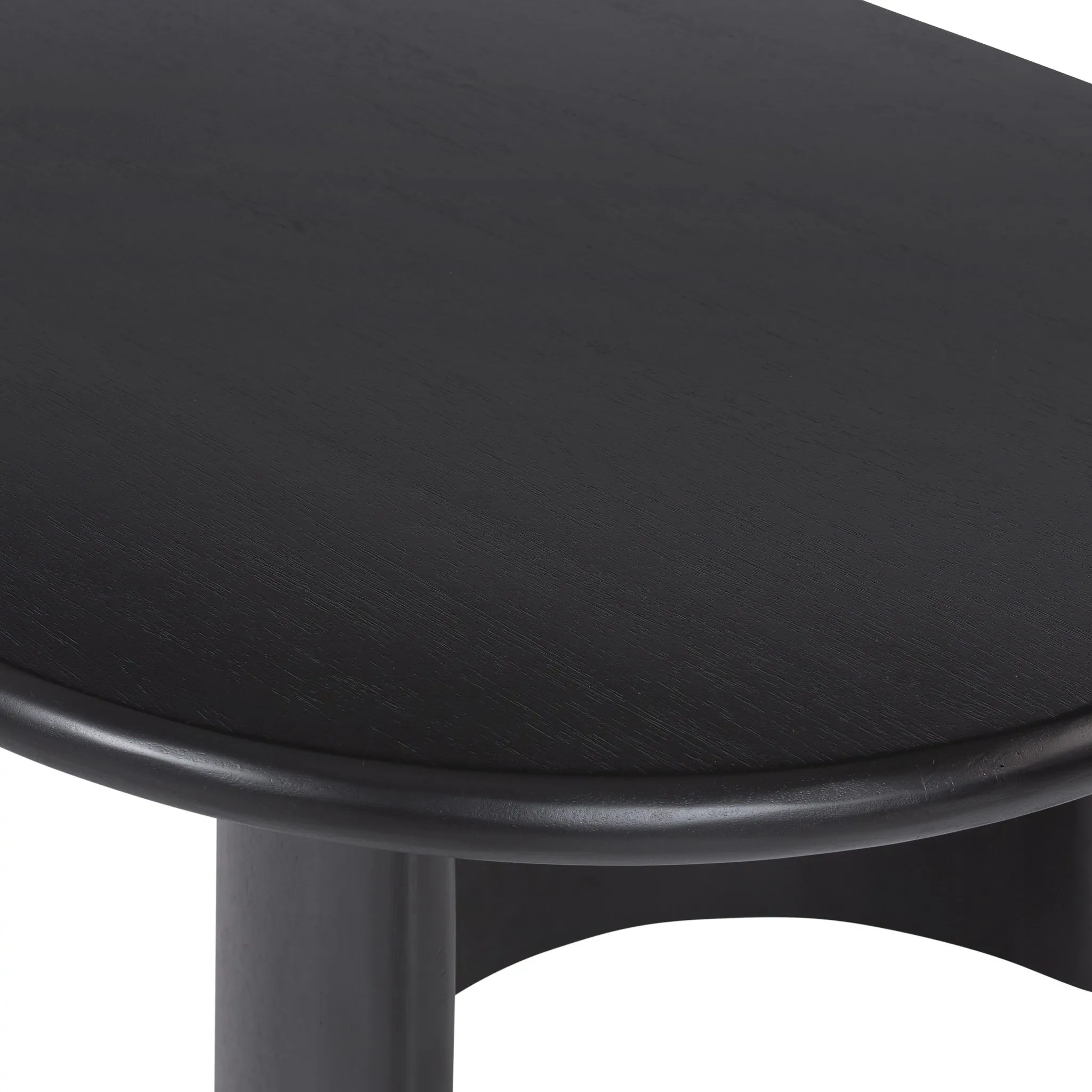 Paloa Black Oval Coffee Table