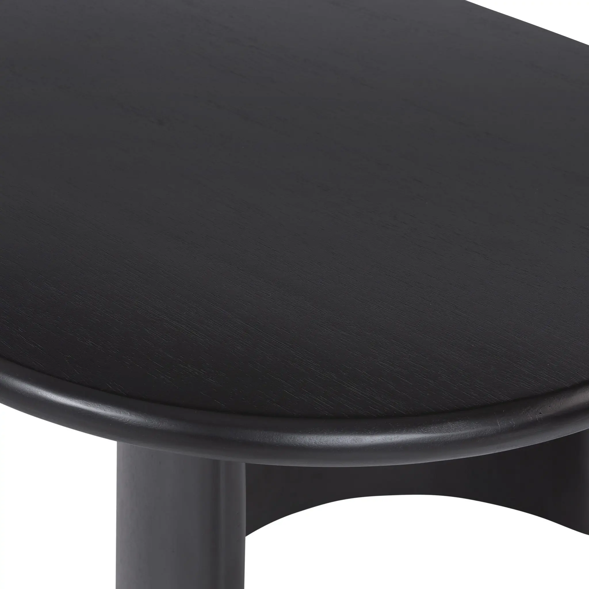 Four Hands Paloa Black Oval Coffee Table Four Hands Paloa Black Oval Coffee Table