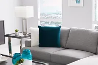 Royale Dark Teal 20" Sqr Accnt Plw Cover