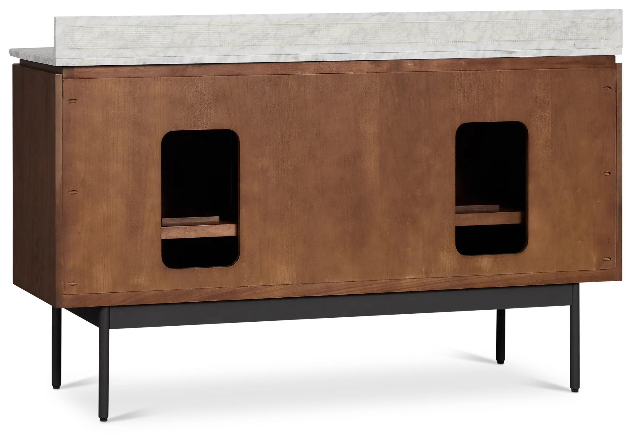 Nomad Mid Tone 60" Double Bathroom Vanity