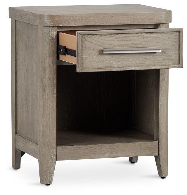 Soho Light Tone Drawer Nightstand